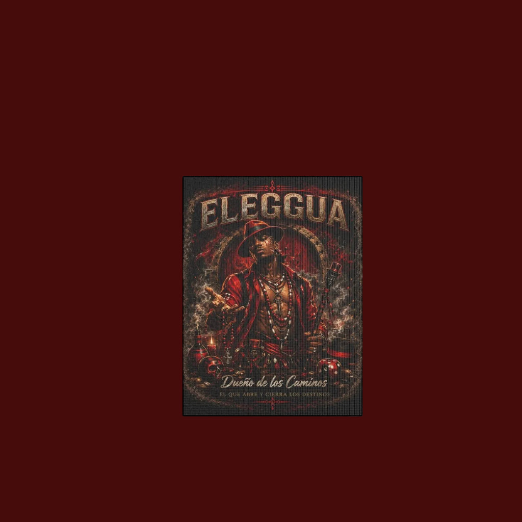 Eleggua Altar Matte Canvas Wall Art – Stretched Spiritual Decor