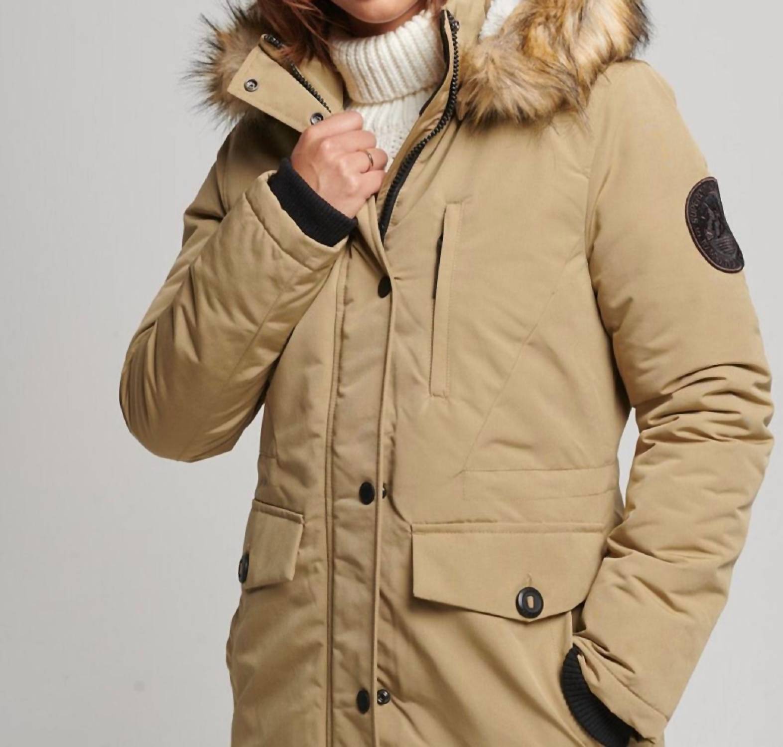 Everest Faux Fur Bomber Jacket