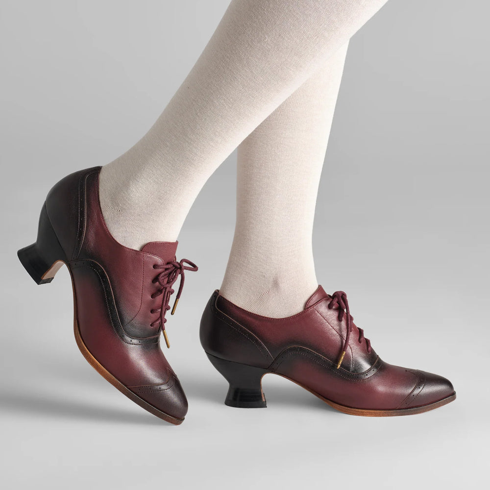 Londoner Edwardian Oxfords (Cherry)