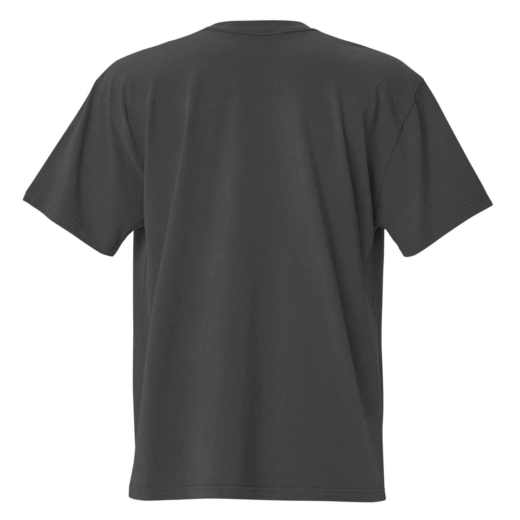 Golden Carded Cotton Oversized Faded T-Shirt