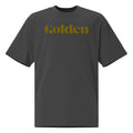 Golden Carded Cotton Oversized Faded T-Shirt