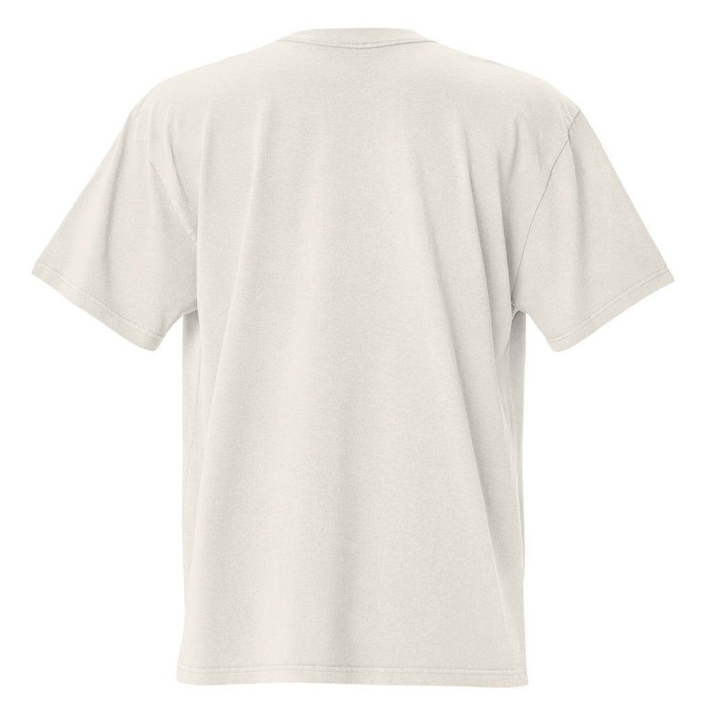 Golden Carded Cotton Oversized Faded T-Shirt