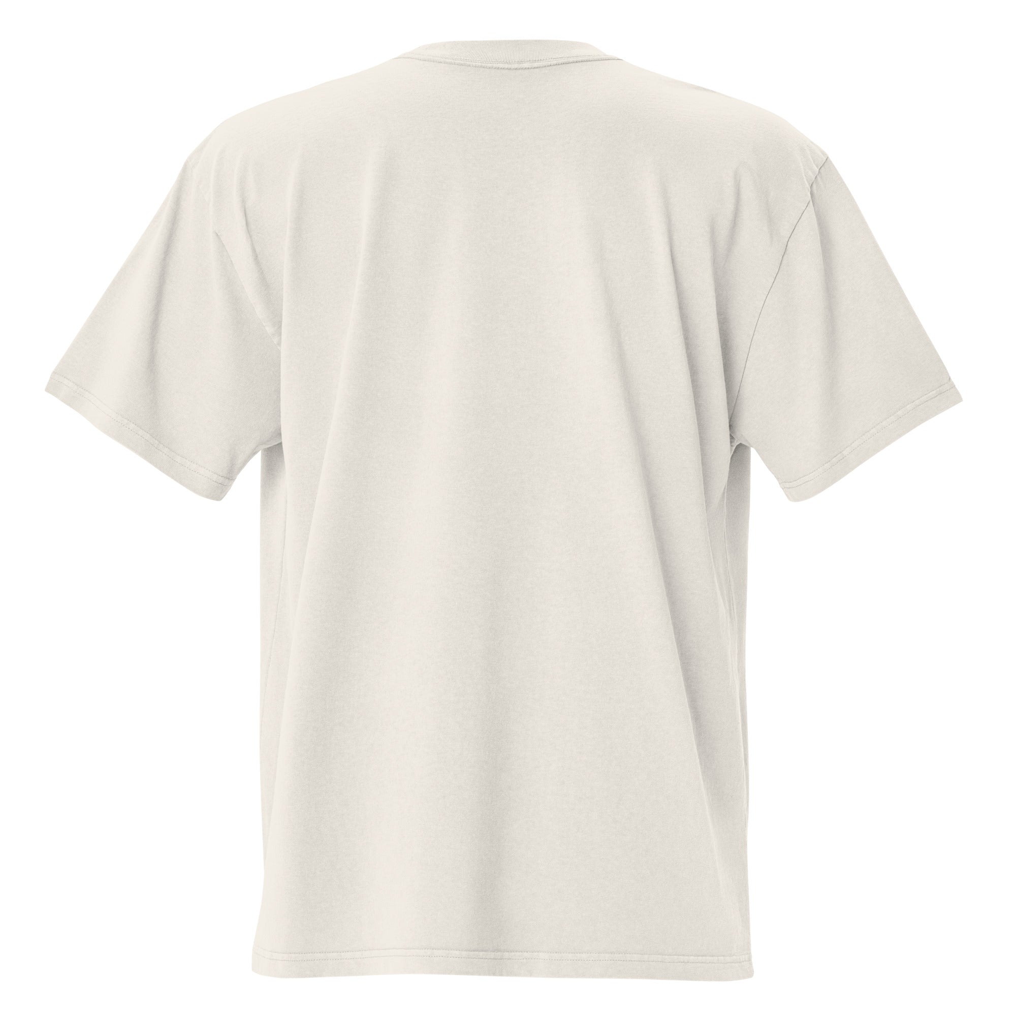 Golden Carded Cotton Oversized Faded T-Shirt